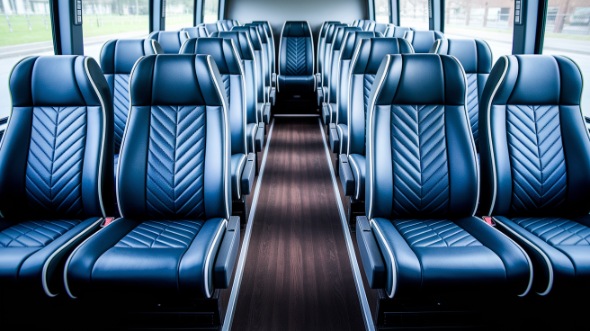 edmond 15 passenger minibus inside