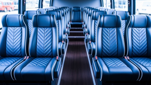 edmond 18 passenger minibus inside