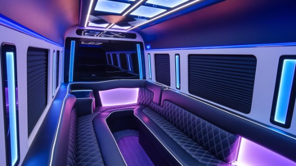 edmond party bus rental inside