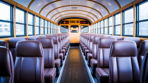 edmond school bus rental inside