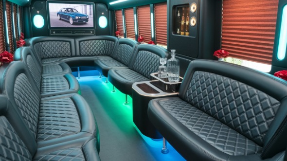 sprinter limo rental interior edmond